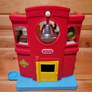 Fisher-Price School House Red And Yellow Playset